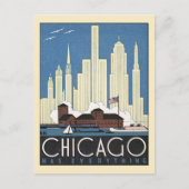 City, Chicago, Illinois, Adreswijziging Aankondigingskaart (Voorkant)