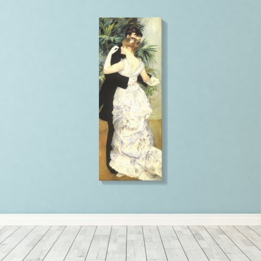 City Dance by Pierre Renoir, Fine Art Canvas Afdruk (Insitu (Houten vloer))