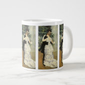 City Dance by Pierre Renoir, Fine Art Extra Grote Mok (Voorkant rechts)