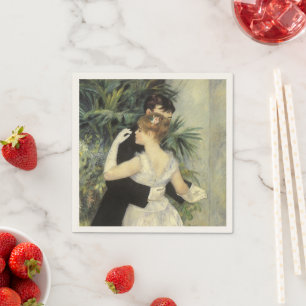 City Dance van Pierre Renoir, Vintage Fine Art Servet