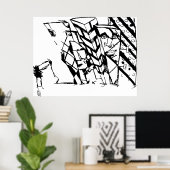 CITY ELBOW POSTER (Thuiskantoor)