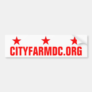 City Farm DC Bumpersticker