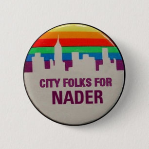 City Folks voor Nader Ronde Button 5,7 Cm