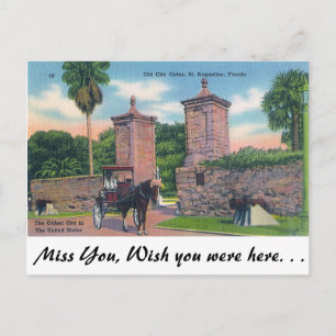 City Gates, St. Augustine Briefkaart