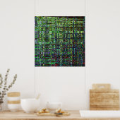 City Grid Poster (Keuken)