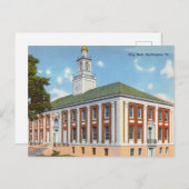 City Hall, Burlington, Vermont Briefkaart (Voorkant / Achterkant)