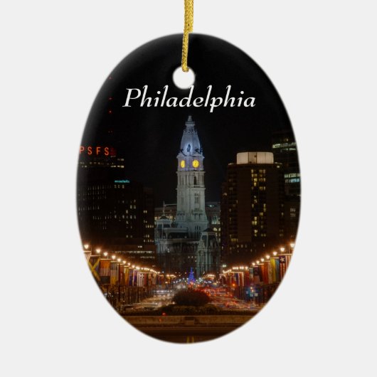 City Hall Keramisch Ornament (Voorkant)