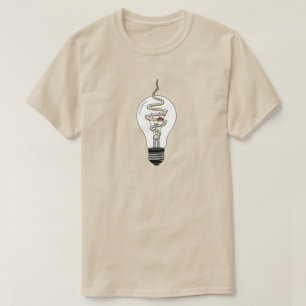 City Highway Light Bulb – Unisex minimalistisch T- T-shirt