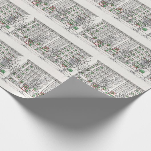 CITY HOLIDAY WRAPPING PAPER CADEAUPAPIER (Hoek)