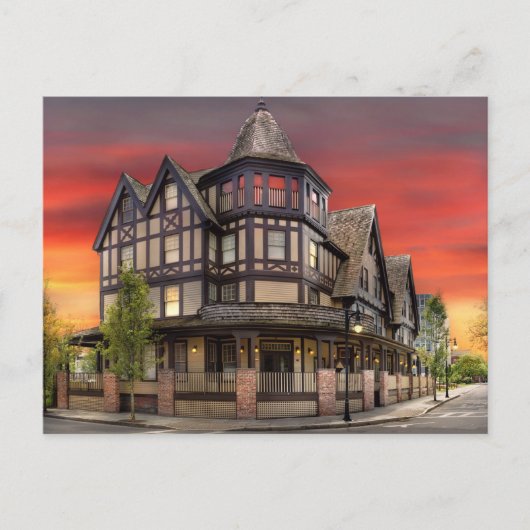 City - Kingston, NY - The Kirkland Hotel Briefkaart (Voorkant)