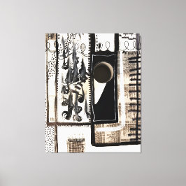 City Language Canvas Afdruk