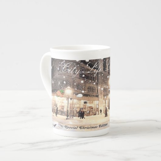 City Life Collection #4 Bone China Mug (Devant gauche)