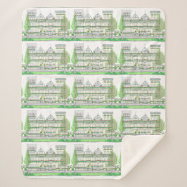 City Life Sherpa Blanket Deken