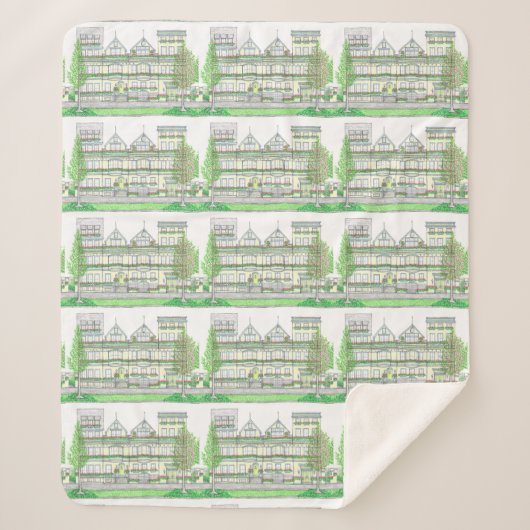 City Life Sherpa Blanket Sherpa Deken (Voorkant)