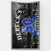 City Lights Fabulous Fifty 3x5 Spandoek (Verticaal)