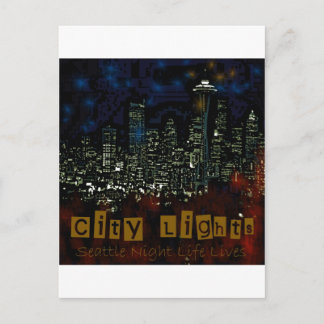 City Lights Seattle Briefkaart