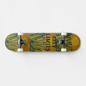 CITY LIMITS SKATEBOARD DESIGN PAR PAULA REILLY. (Horz)