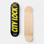 CITY LOCK Skateboard (Voorkant)