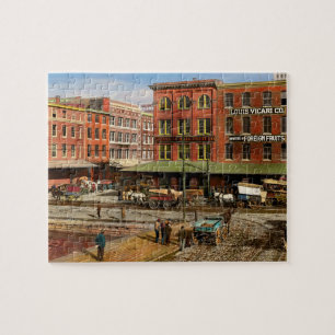 City MD - Pratt St - Fruit Importers 1906 Rechts Legpuzzel
