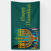 City Menorah Banner (Verticaal)