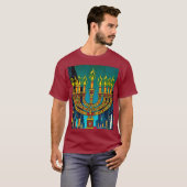 City Menorah T-shirt (Voorkant volledig)