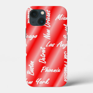 City Names - VS - iPhone Case
