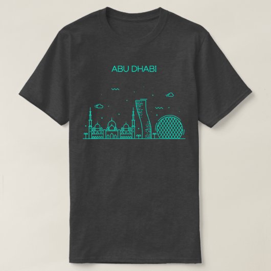 City Night Abu Dhabi T-shirt (Design voorkant)