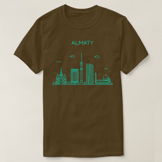 City Night Almaty T-shirt (Design voorkant)