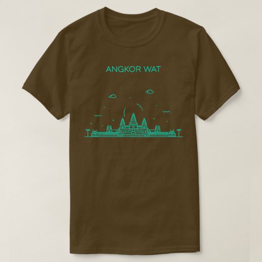 City Night Angkor Wat T-shirt (Design voorkant)