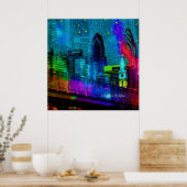 City Night Poster (Keuken)