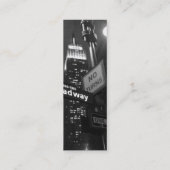 City Night Profile Card Mini Visitekaartje (Achterkant)