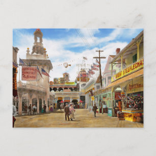 City - NY - The Great Steeplechase 1903 Briefkaart