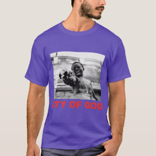 City of God Cidade de Deus Lil Ze retro T-shirt