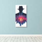 City of Lights Canvas Afdruk (Insitu (Houten vloer))