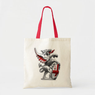 City of London Dragon canvas tas