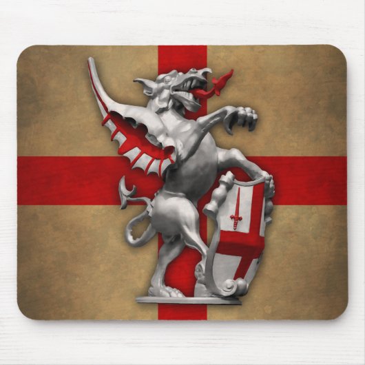 City of London Dragon mousepad Muismat (Voorkant)