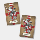City of London Dragon Personalized Badge (Front & Back)