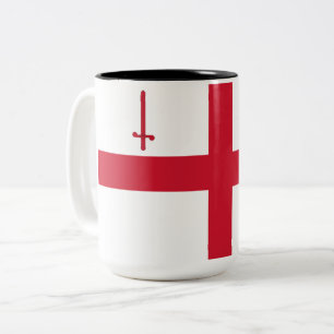 City of London (England) (UK Capital City) Tweekleurige Koffiemok
