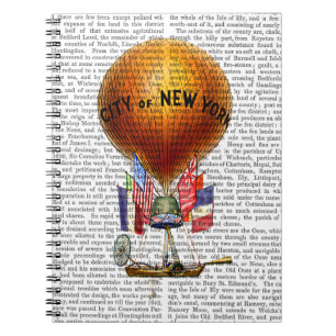 City of New York Hot Air Balloon Notitieboek