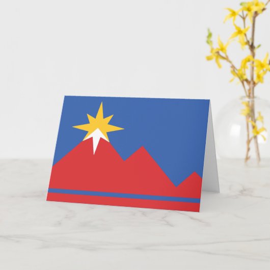 City of Pocatello Note Cards Kaart (Gele Bloem)