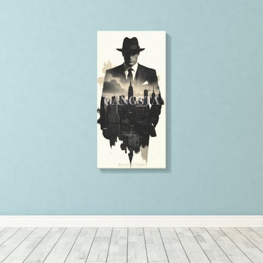 City of Shadows Canvas Afdruk (Insitu (Houten vloer))