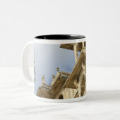 City Palace, Udaipur, Rajasthan, India Tweekleurige Koffiemok (Voorkant links)