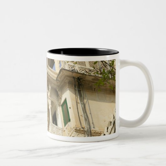 City Palace, Udaipur, Rajasthan, India Tweekleurige Koffiemok (Rechts)