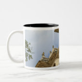 City Palace, Udaipur, Rajasthan, India Tweekleurige Koffiemok (Links)