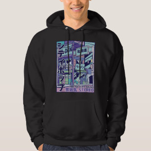 City Pop esthetische dampgolf Style 80's Japans en Hoodie