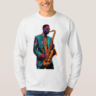 City Rhythms Fusion – Urban Jazz Afro-futuristisch T-shirt
