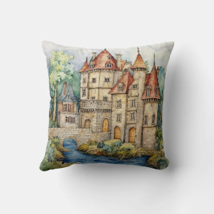 City Road Old House Architectuur #76 Kussen