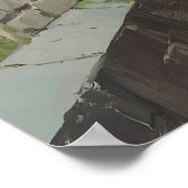 City Rooftop View Poster Stone Walls, Literary (Coin)