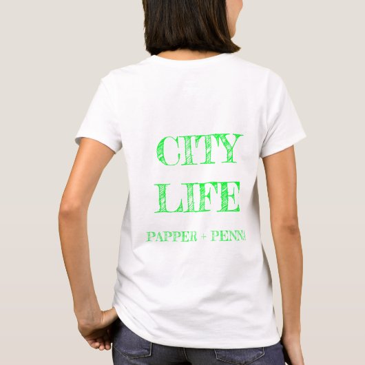 City Rowhome Tshirt (Achterkant)