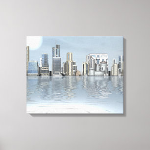 CITY SHEEK CANVAS AFDRUK